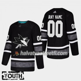 Lasten NHL San Jose Sharks Pelipaita Custom 2019 All-Star Adidas Musta Authentic
